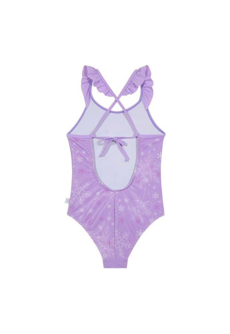 Traje de Baño Niña Entero Disney Frozen Lila C/Vuelos-1