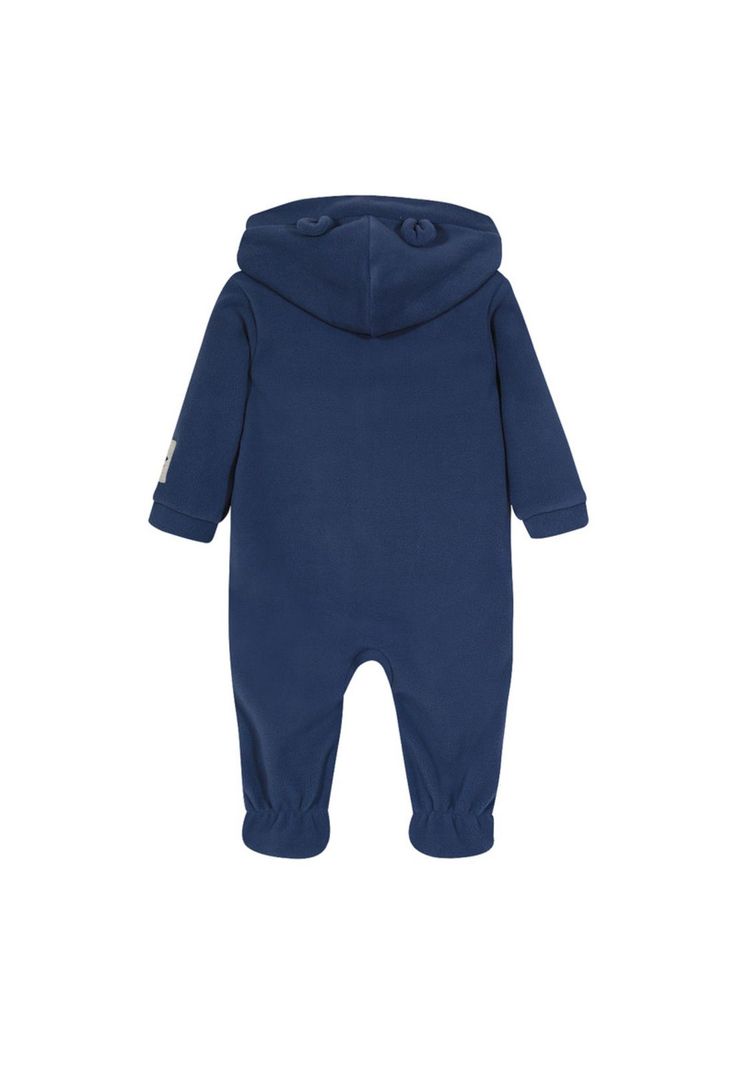 Pijama Bebé Niño Entero c/Gorro Polar Sustentable Azul H2O Wear-1