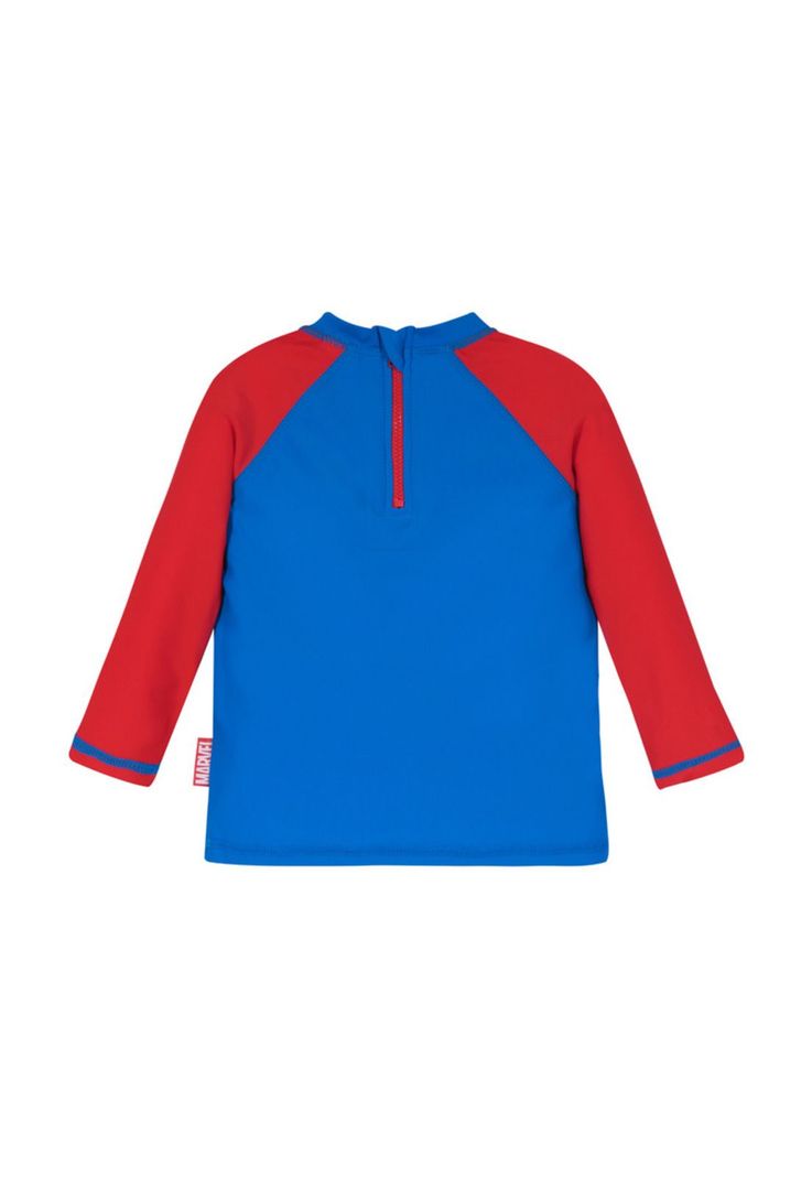 Polera Bebe Niño UV 50 Manga Larga Disney Spidey Rojo-1
