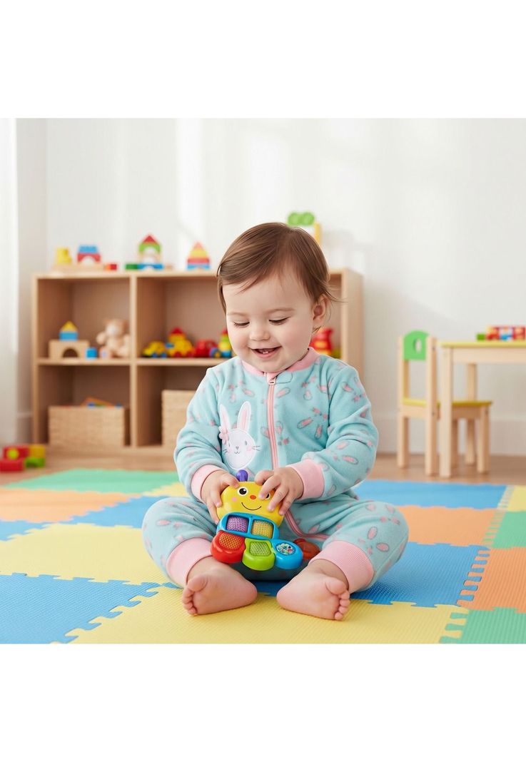 Beba Pijama Conejo 1Pz H2O Wear Verde Agua Polar Verde Claro 9 A 12 Meses