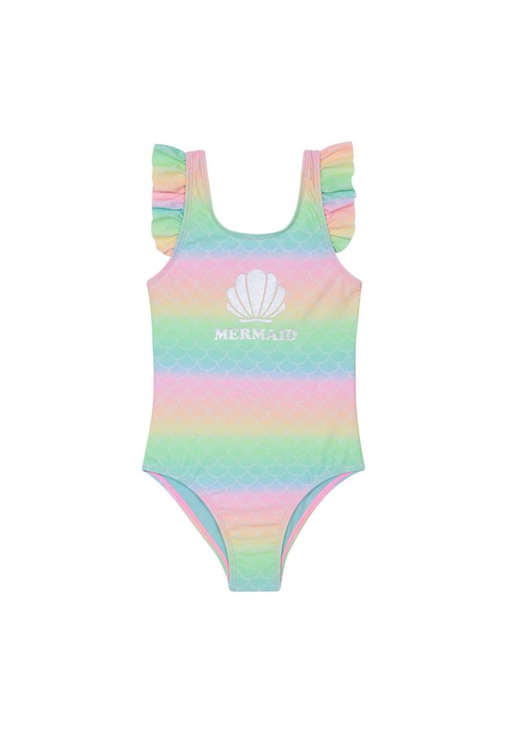 Traje de Bano Nina Estamp. Vuelos UV30+ H2O Wear Rosado