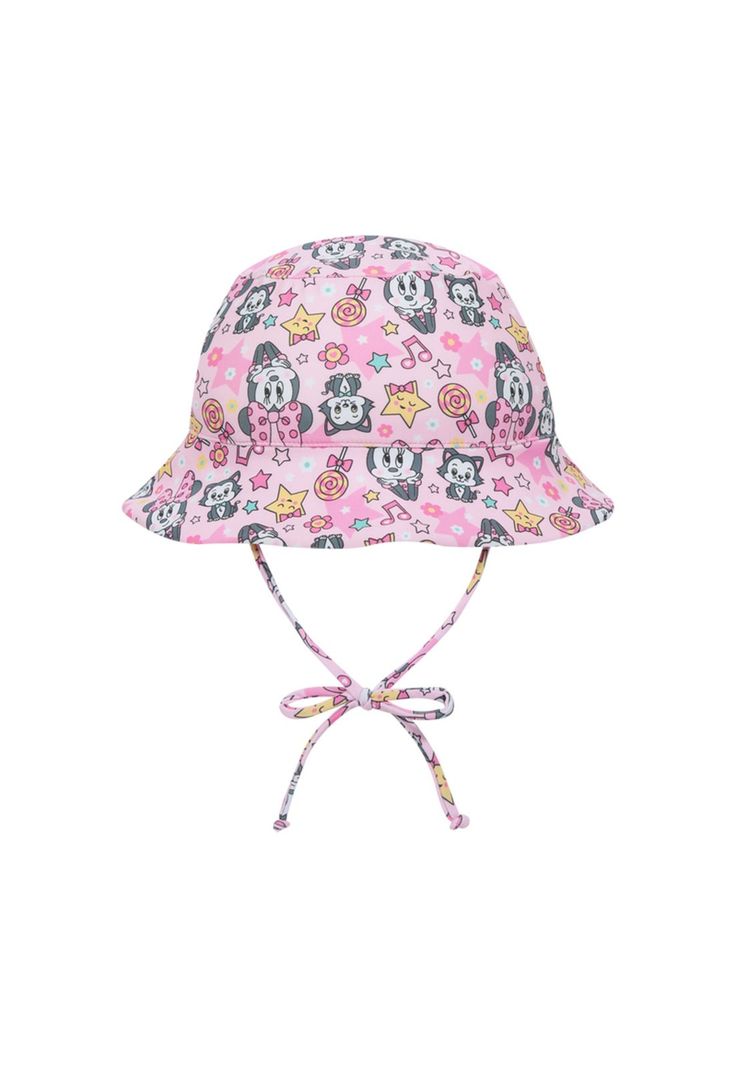 Gorro Bebe Niña UV50+ Disney Minnie Rosado-0