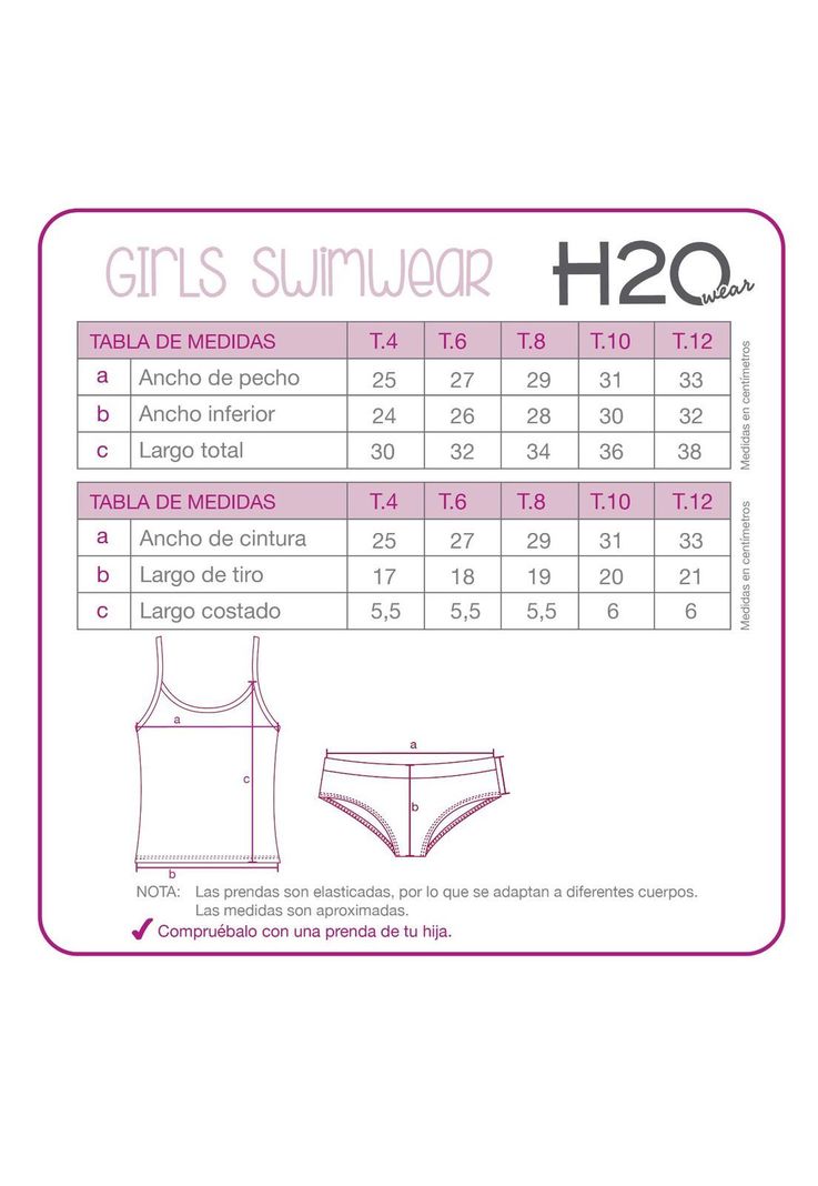 Traje de Baño Niña Tankini UV30+ H2O Wear Blanco-3