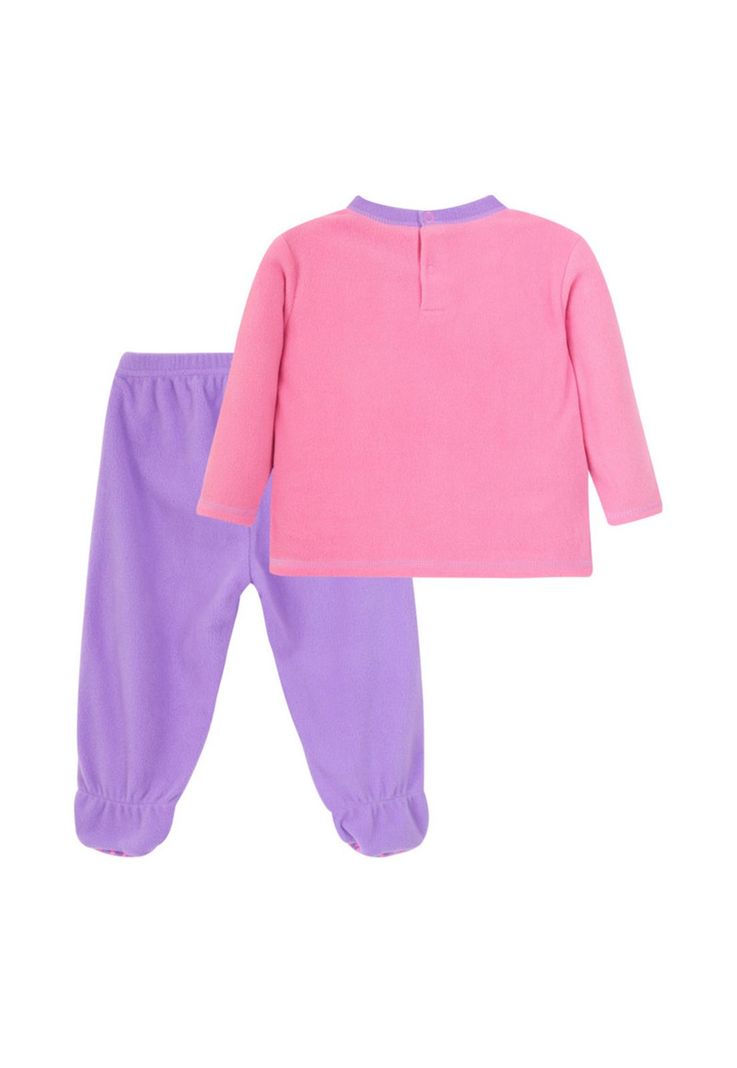 Pijama Bebé Niña Polar H2O Wear Rosa Oscuro-1