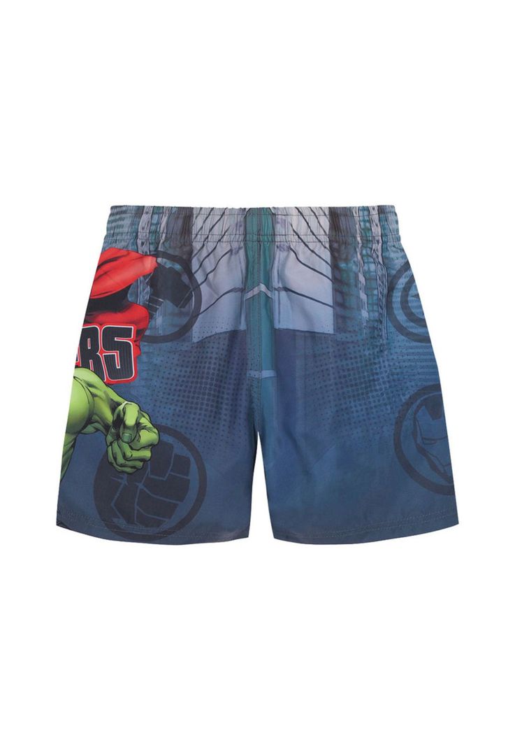 Traje de Baño Short Niño Disney Avengers Gris-1