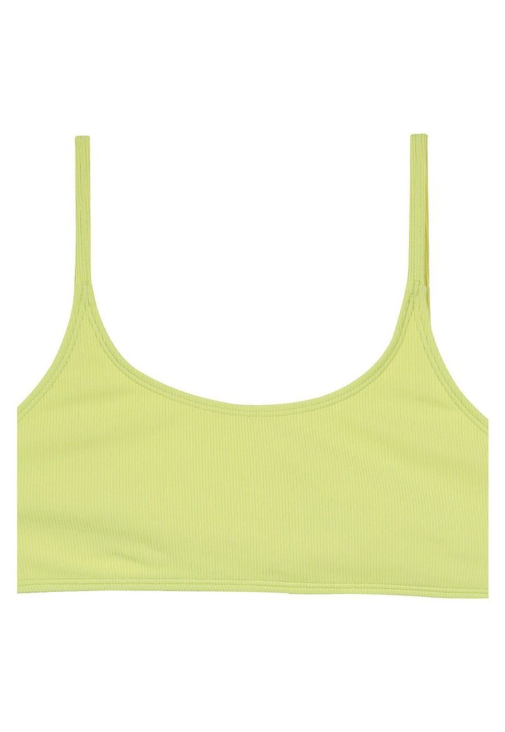 Teens Niña Bikini UV+30 Bretel Rib Amarillo-2
