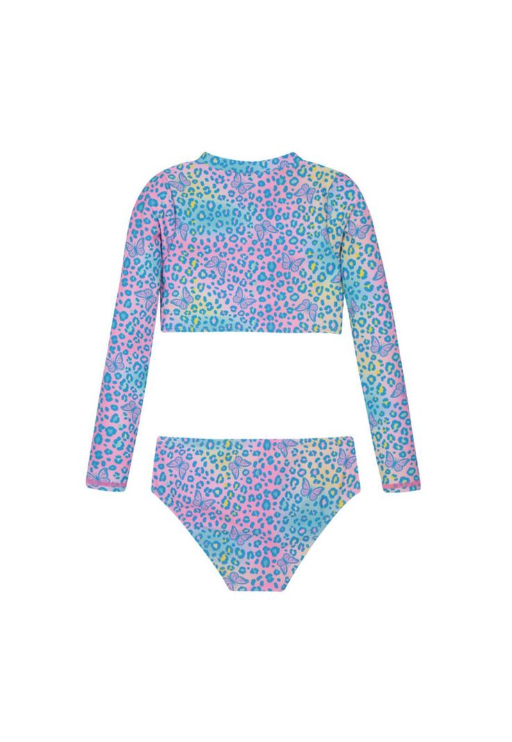 Traje de Baño Niña Tankini UV30+ Crop Top H2O Wear-1