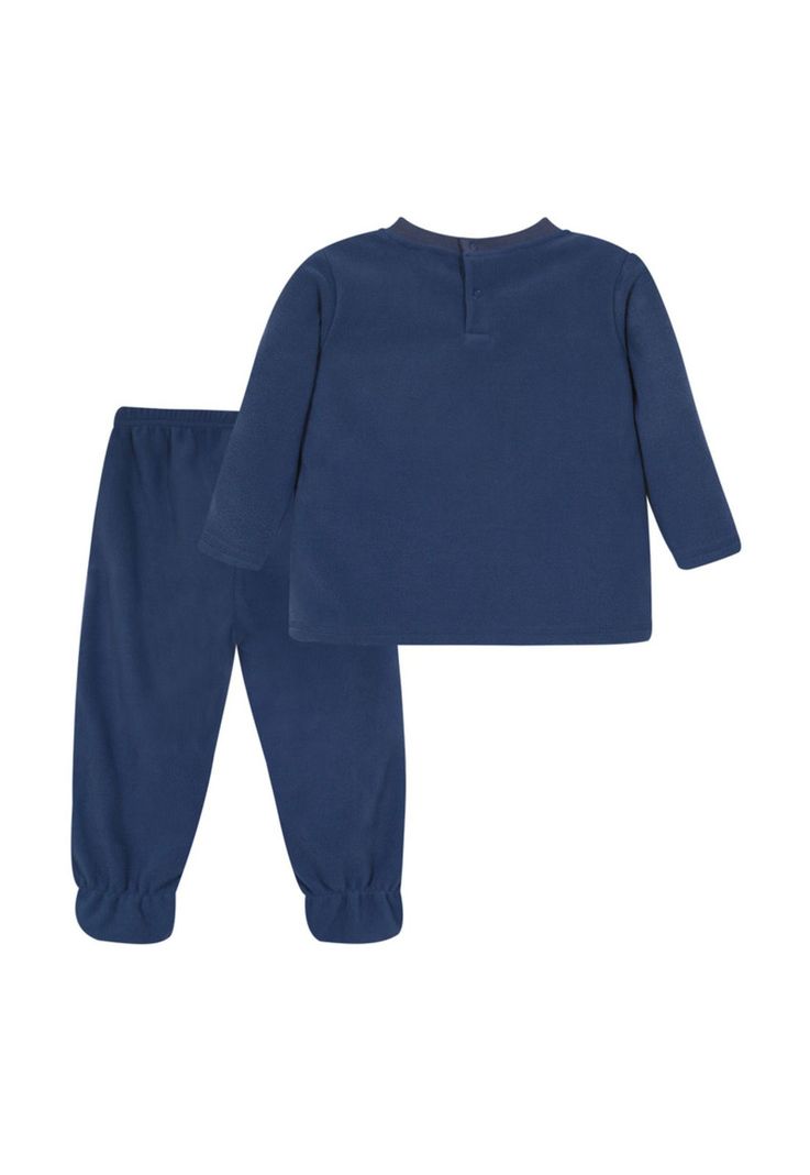 Pijama Bebé Niño Conjunto Polar Sustentable Azul H2O Wear-1