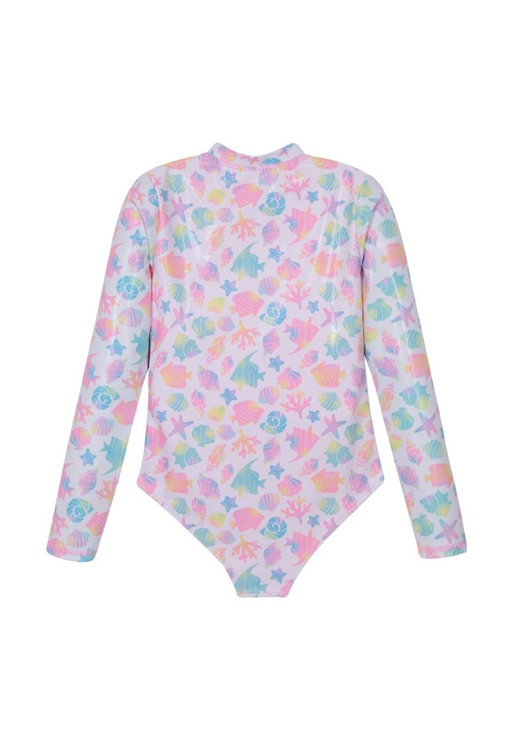 Traje de Baño Niña Manga Larga UV30+ H2O Wear-1