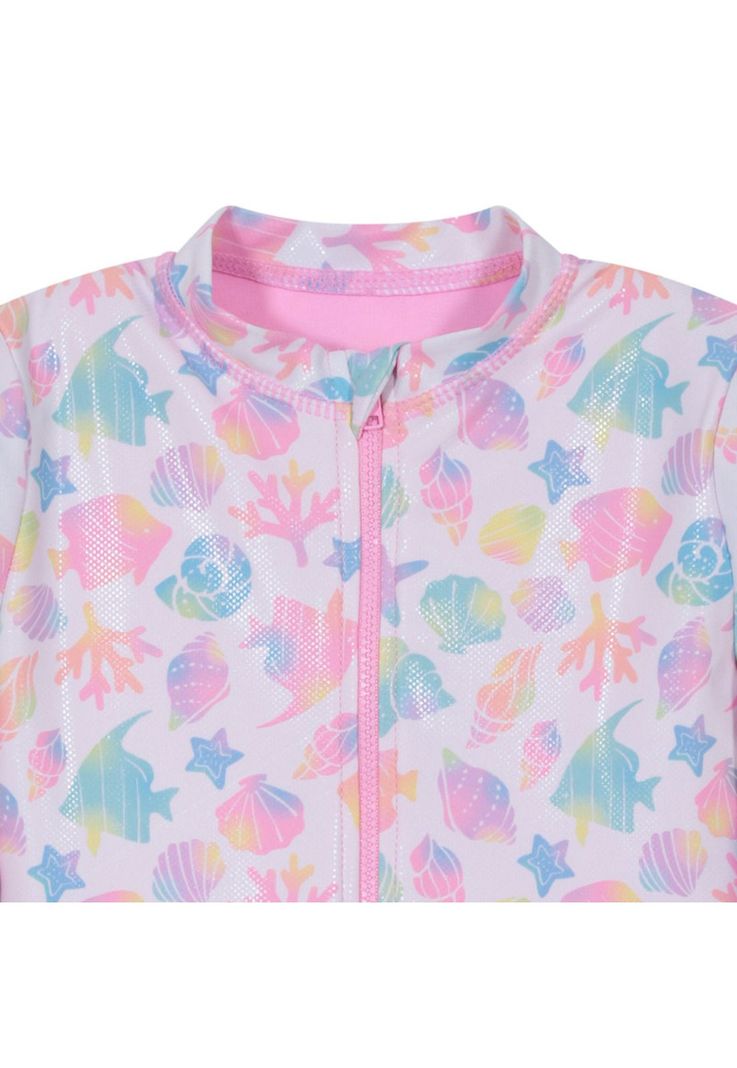 Traje de Baño Niña Manga Larga UV30+ H2O Wear-2