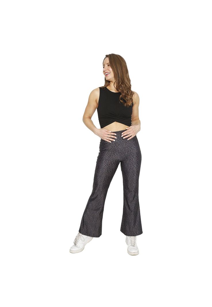 Mujer Calza Flare Con Pretina H2O Wear Jaguar Café-0