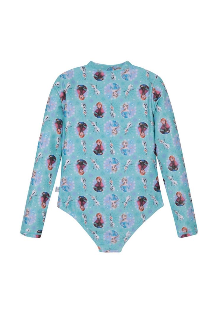 Traje de Baño Niña Manga Larga UV50+ Frozen Disney-1