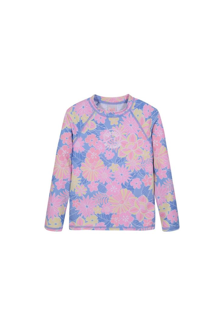 Traje de Bano Nina Polera UV50 M/Larga H2O Wear Lila 4