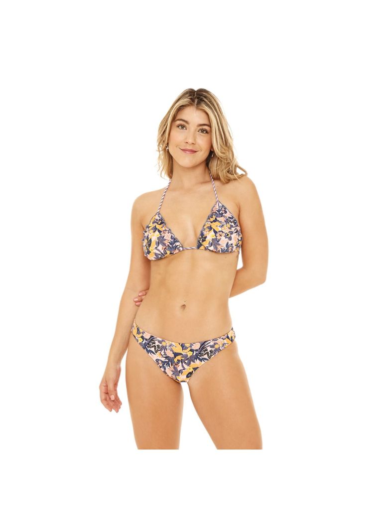Traje de Bano Bikini Mujer H2O Wear Reversible Roule Amarillo Mostaza S