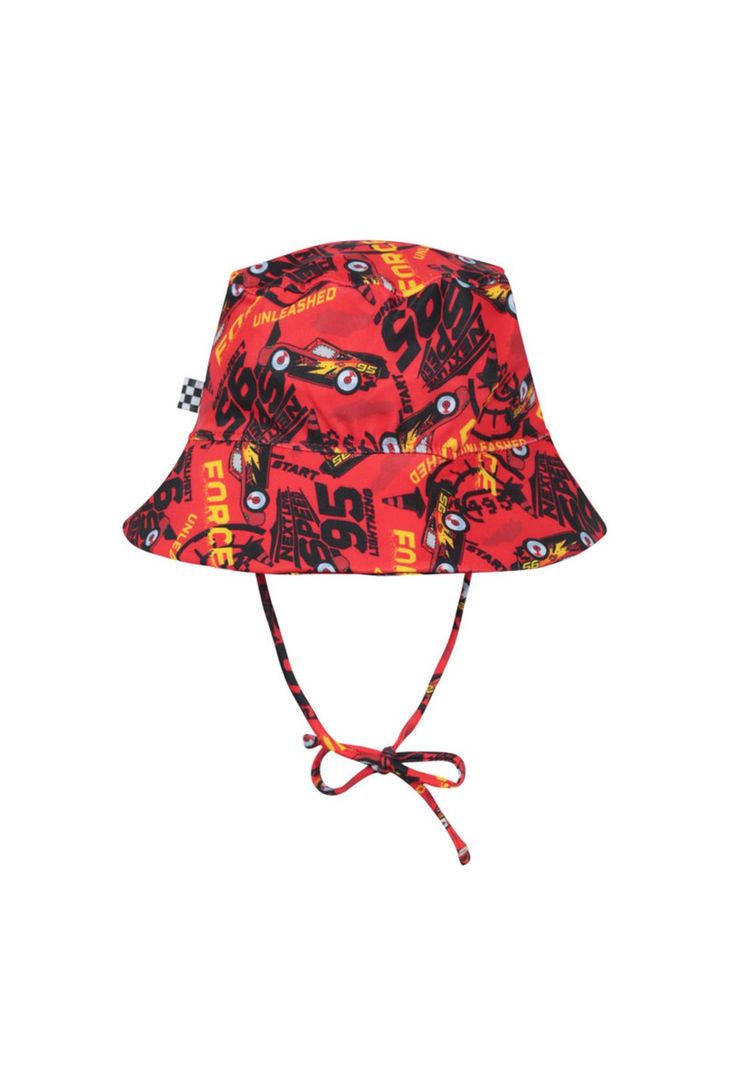 Gorro Bebe Niño UV 50 Disney Cars Rojo-1