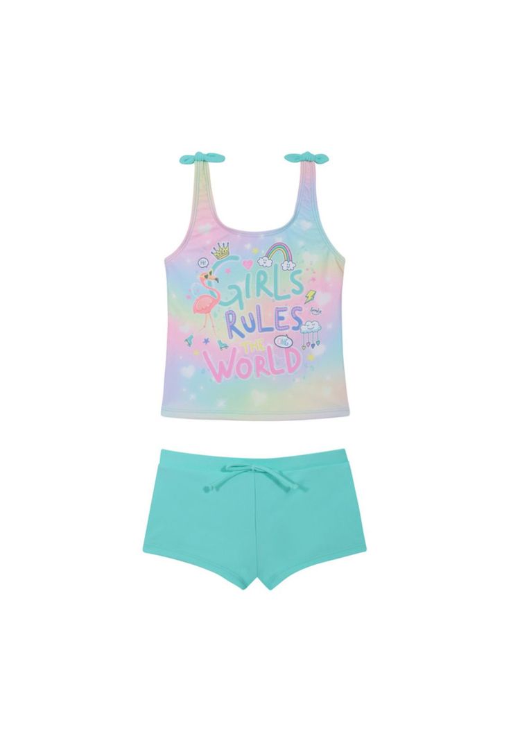 Traje de Baño Niña Tankini UV30+ Rules H2O Wear-0