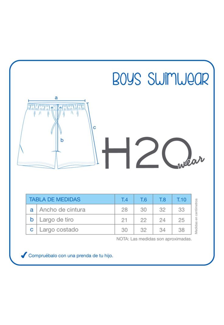Traje de Baño Niño Short Est. Tropical H2O Wear-2