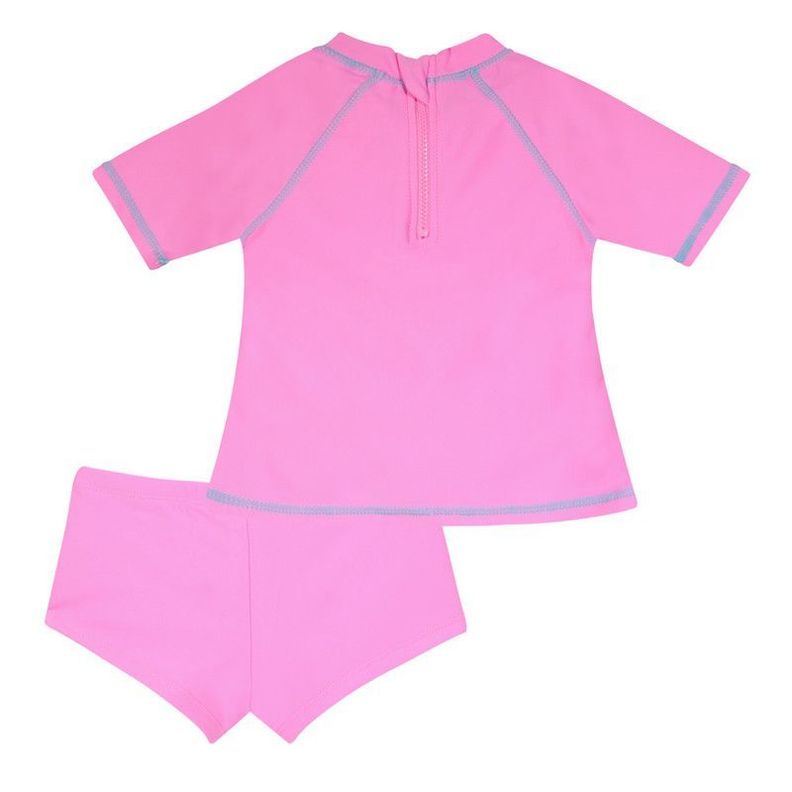 Traje de Baño Bebe Niña Set UV 50 Disney Spidey Rosa-1