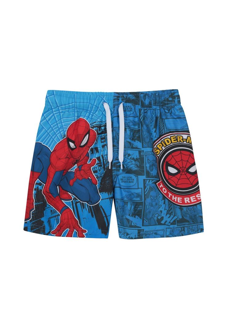 Traje de Bano Nino Short Spiderman Marvel Disney
