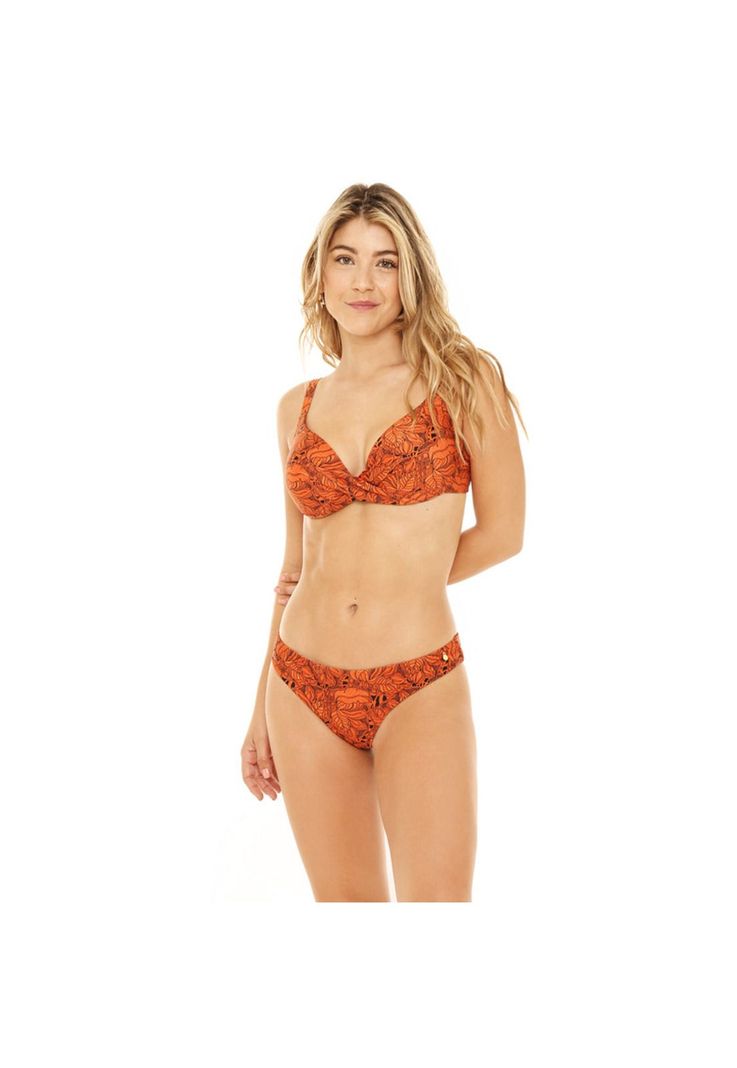 Traje de Baño Bikini Mujer H2O Wear Copa Semi Brillo Cobre-2