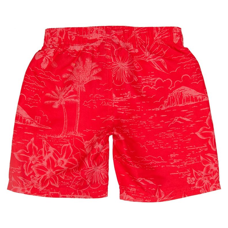 Traje de Baño Bebe Niño Short H2O Wear Rojo-1