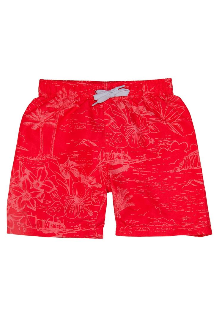 Traje de Baño Bebe Niño Short H2O Wear Rojo-0