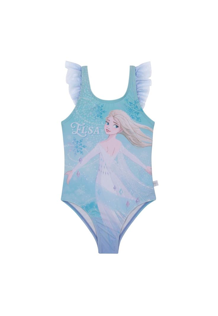 Traje de Bano Nina Entero UV50 Frozen Disney