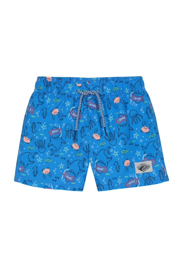 Traje de Baño Bebe Niño Short Est. Tiburon H2O Wear-0