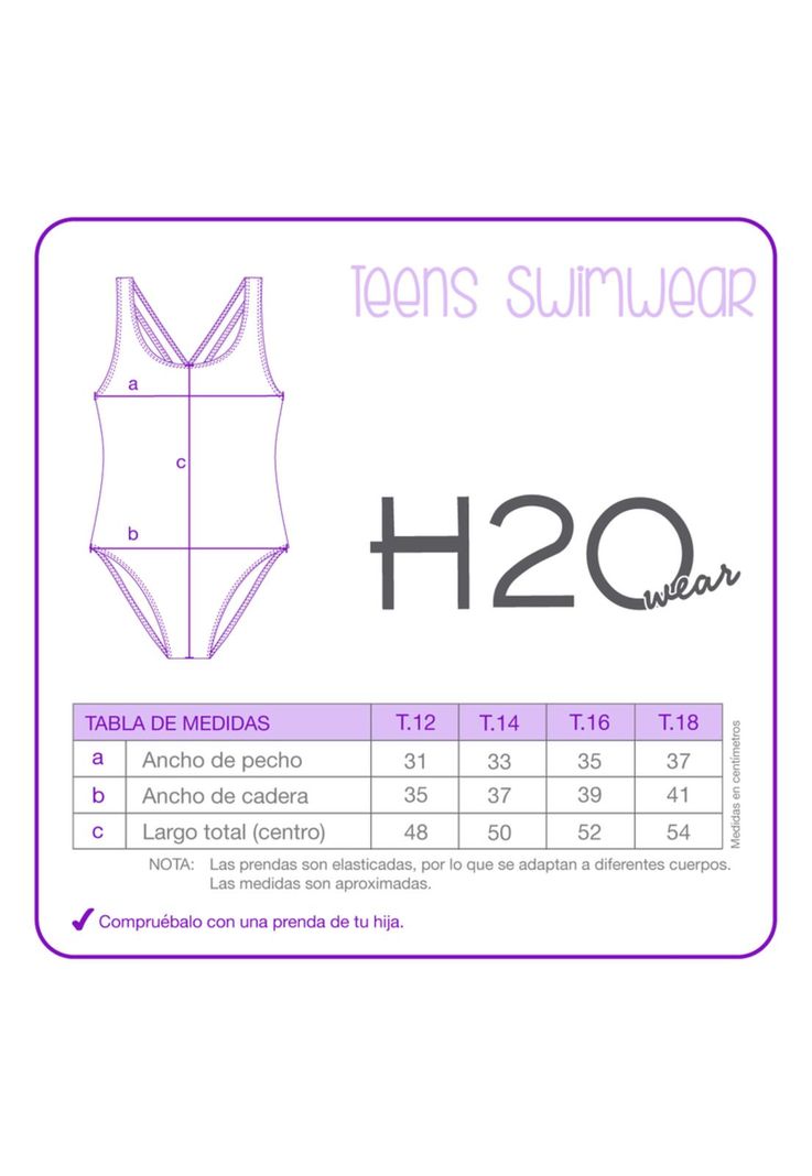 Traje de Baño Niña Teens SEA YOU UV30+ H2O Wear-2