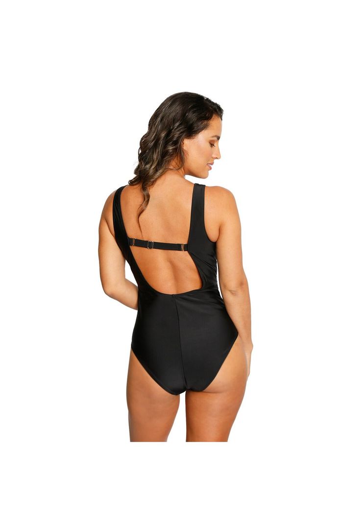 Traje de Baño Control Escote V  Lydia Mujer H2O Wear-5