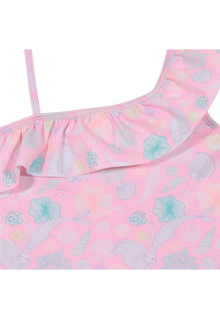 Traje de Baño Niña Tankini UV30+ Un hombro H2O Wear-2