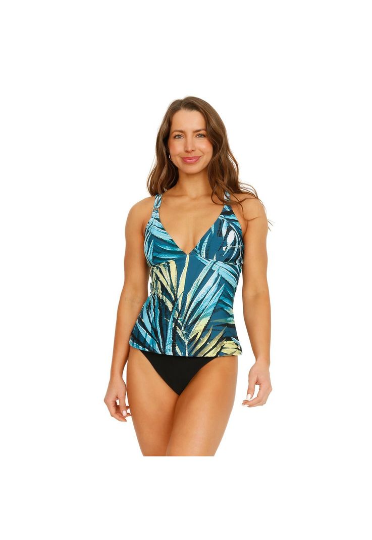 Traje de Baño Mujer Tankini Isabella Azul H2O Wear-0