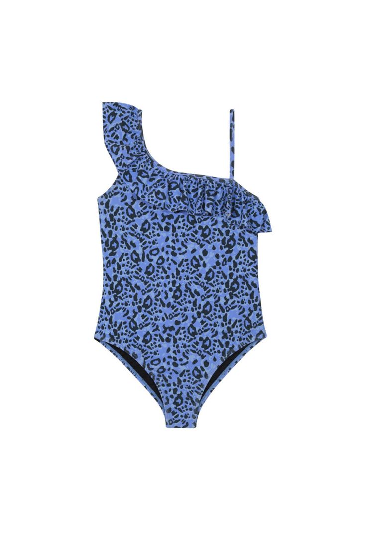 Traje de Baño Niña Teens Un Hombro UV30+ H2O Wear-0