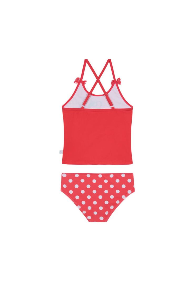 Traje de Baño Niña Tankini Disney Minnie Rojo-1