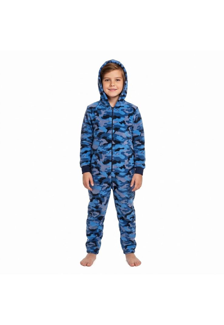 Pijama Niño Polar Camuflaje H2O Wear Azul