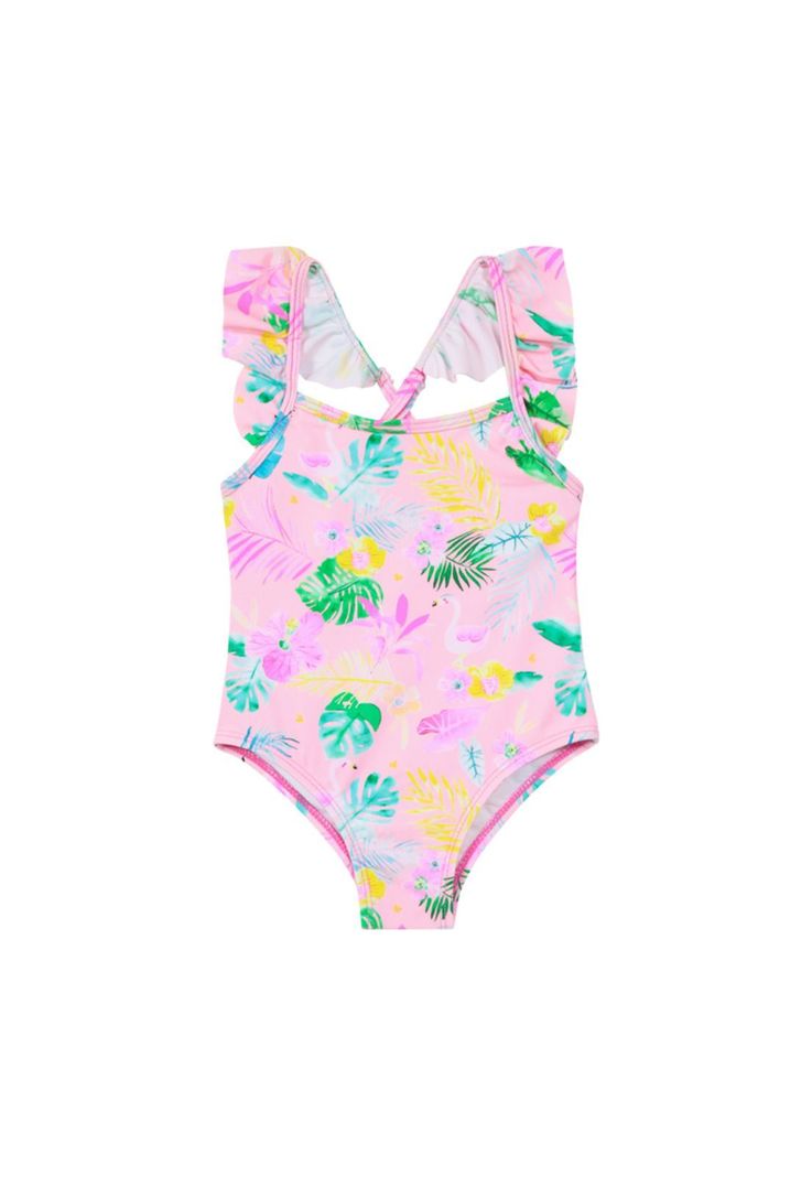 Bebé Traje de Baño UV+30 Vuelos Folia Rosa-0