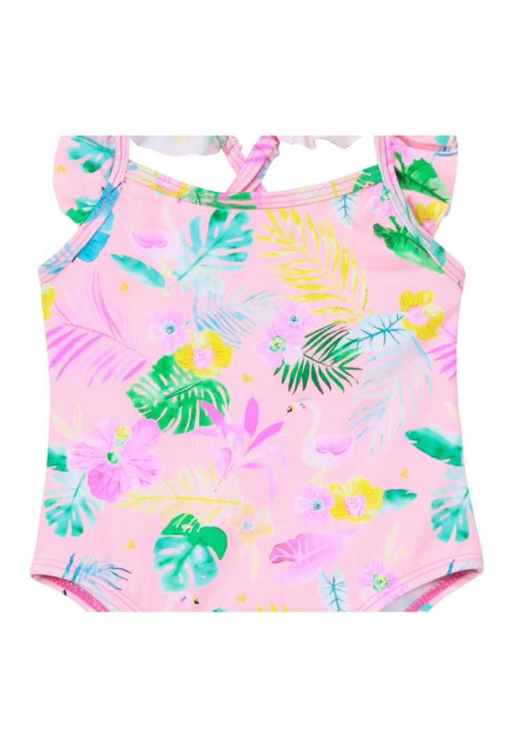 Bebé Traje de Baño UV+30 Vuelos Folia Rosa-2