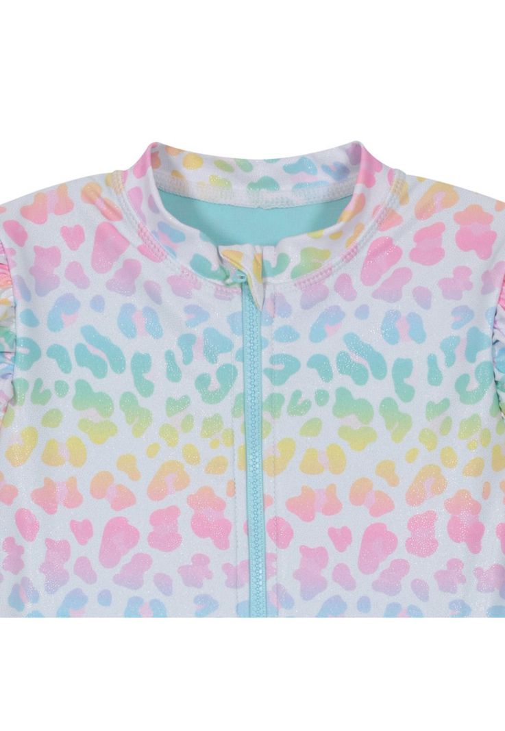 Traje de Baño Niña Manga Larga UV30 + Cierre H2O Wear-2