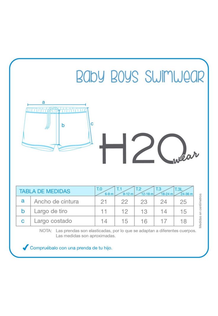 Traje de Baño Bebe Niño Short H2O Wear-2