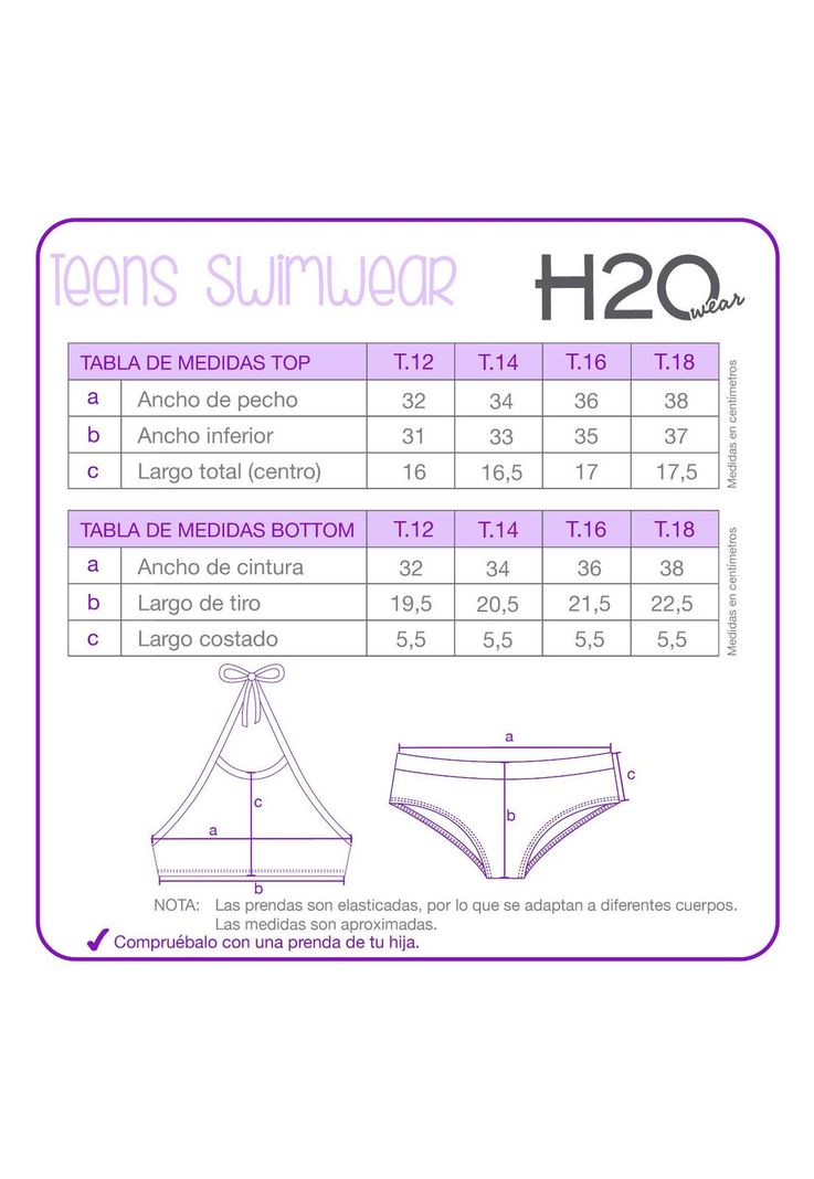 Teens Niña Bikini UV+30 High Neck Estampado Coral-2