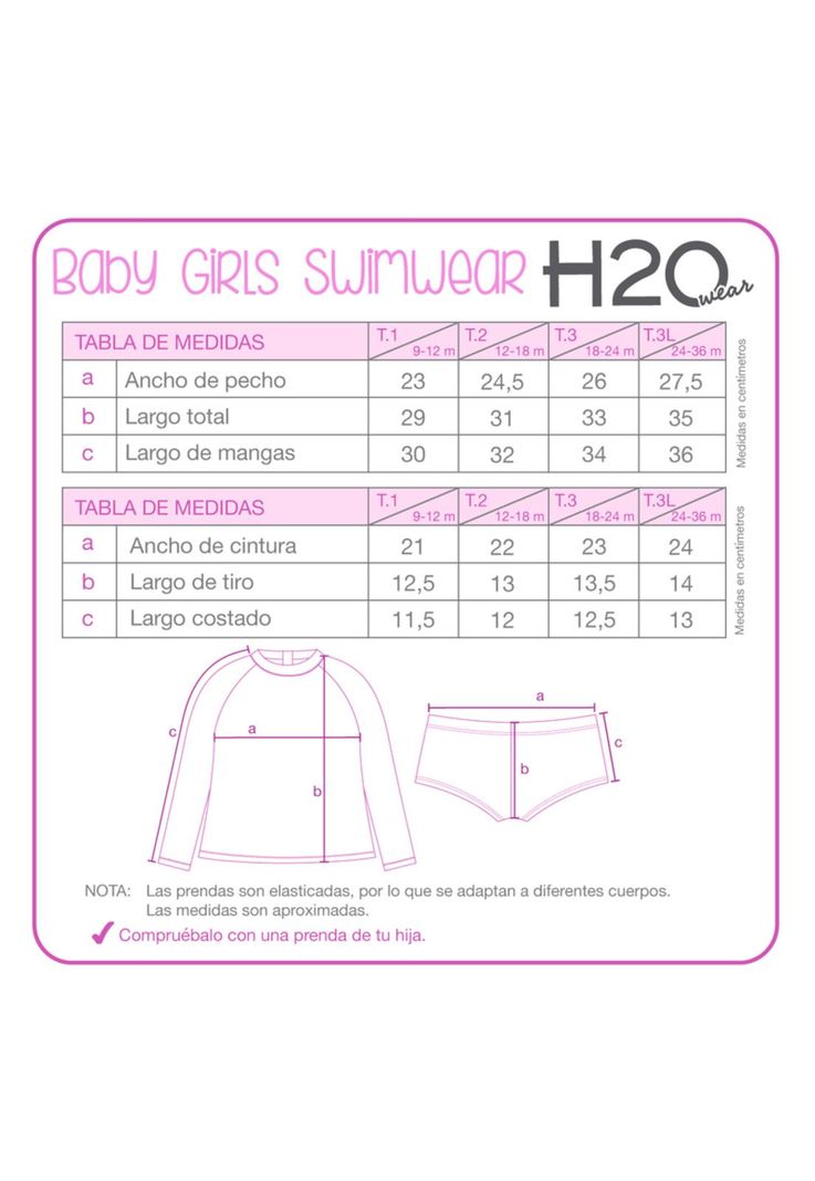 Traje de Baño Bebe Niña Set UV50+ Manga larga Princesas-3