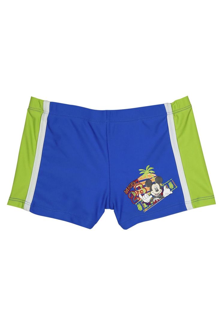 Traje de Baño Bebe Niño Short Disney Mickey Verde-0