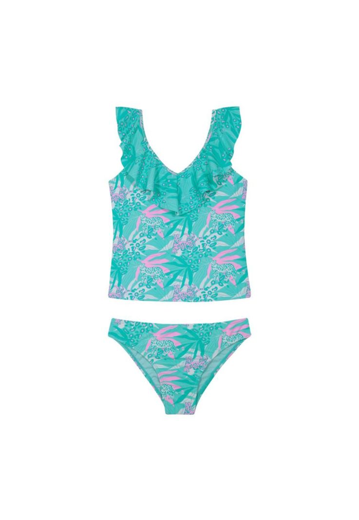 Traje de Baño Niña Teens Tankini UV30+ en V H2O Wear-0