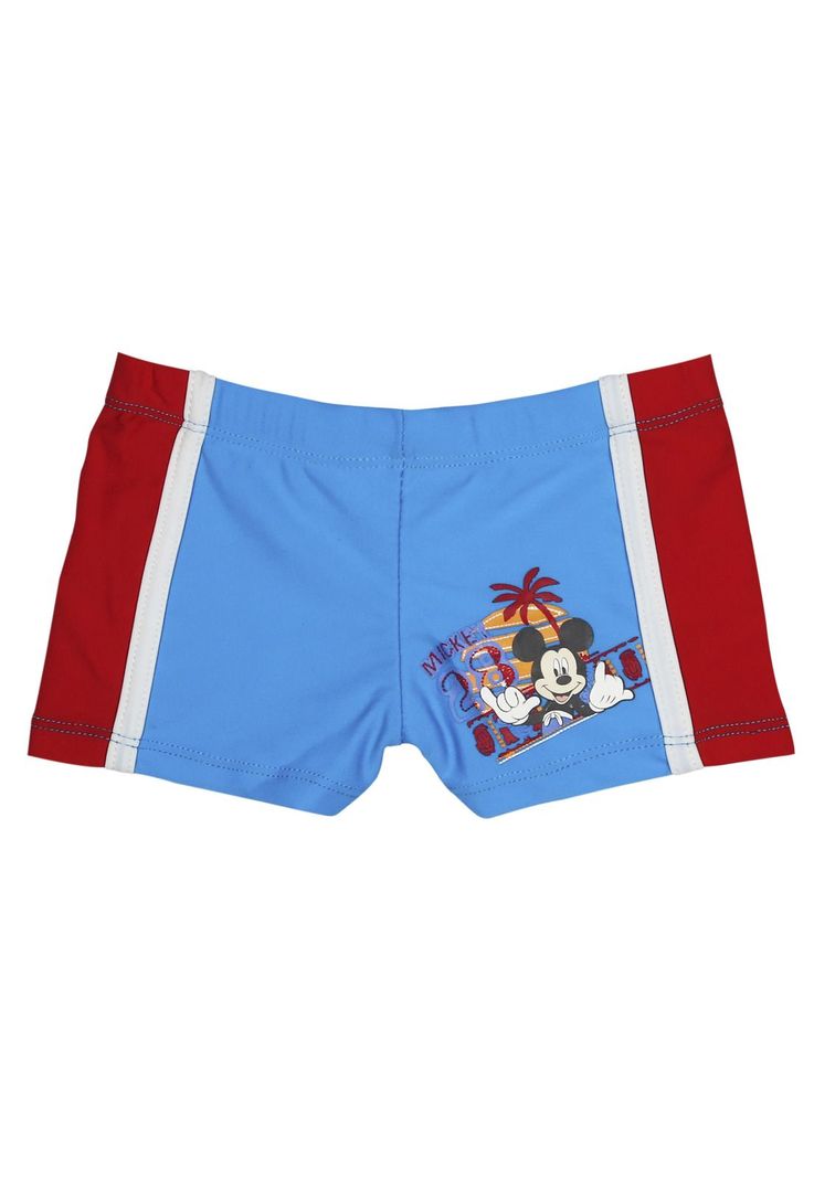 Traje de Baño Bebe Niño Short Disney Mickey Rojo Amaranto-0