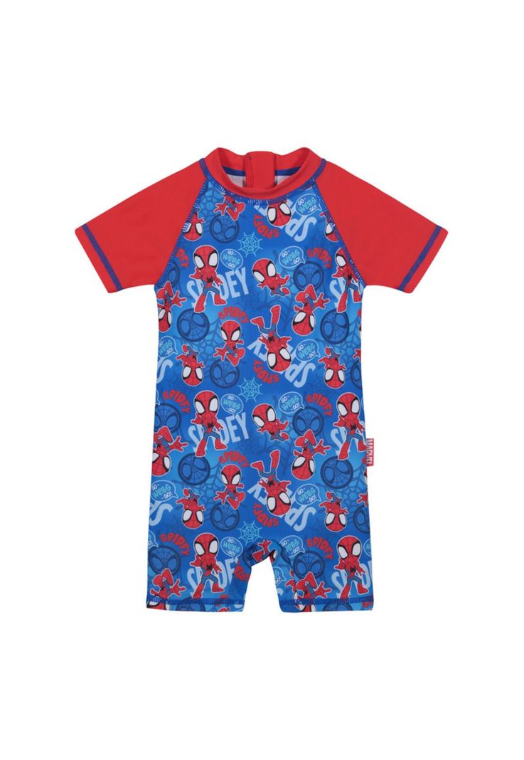 Traje de Baño Bebe Niño Body UV50+ Spidey Disney-0