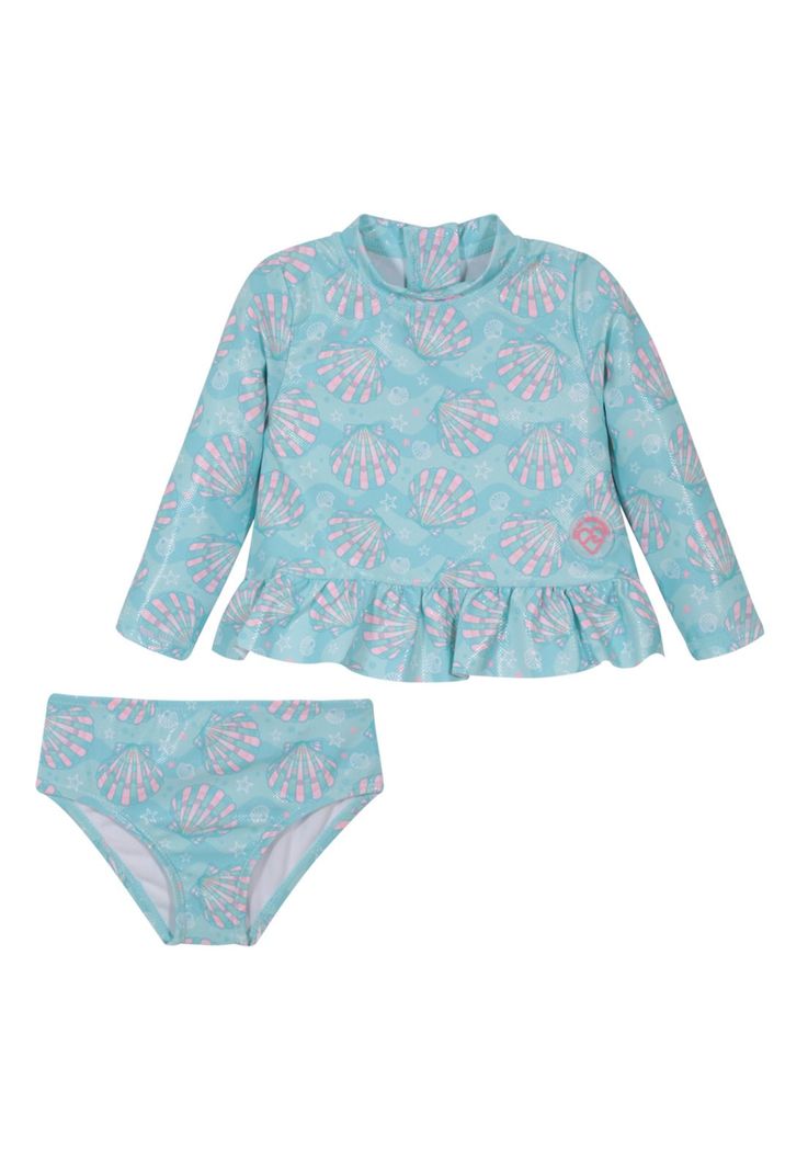 Traje de Bano bebe Nina Set UV50 M/Larga H2O Wear Calipso