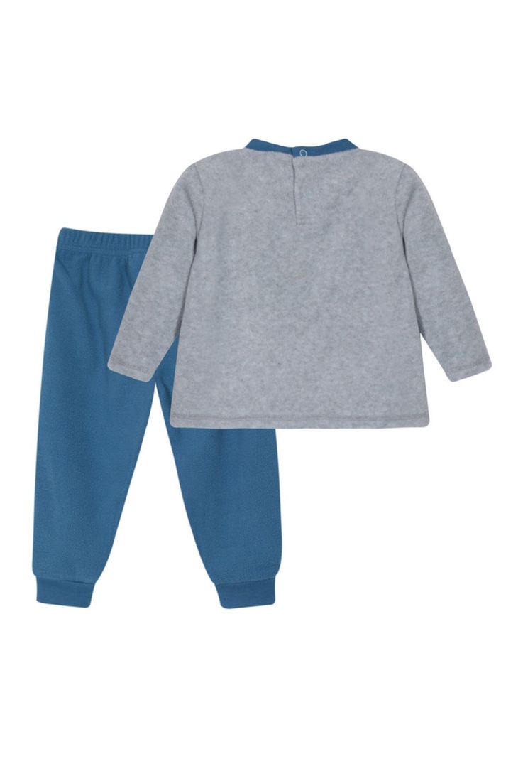Bebe Pijama Superhero 2Pz H2O Wear Gris-1