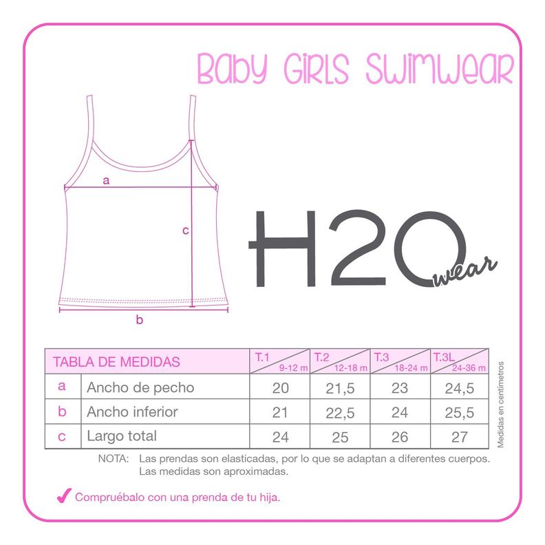 Traje de Baño Bebe Tankini UV 30 H2O Wear Verde-3