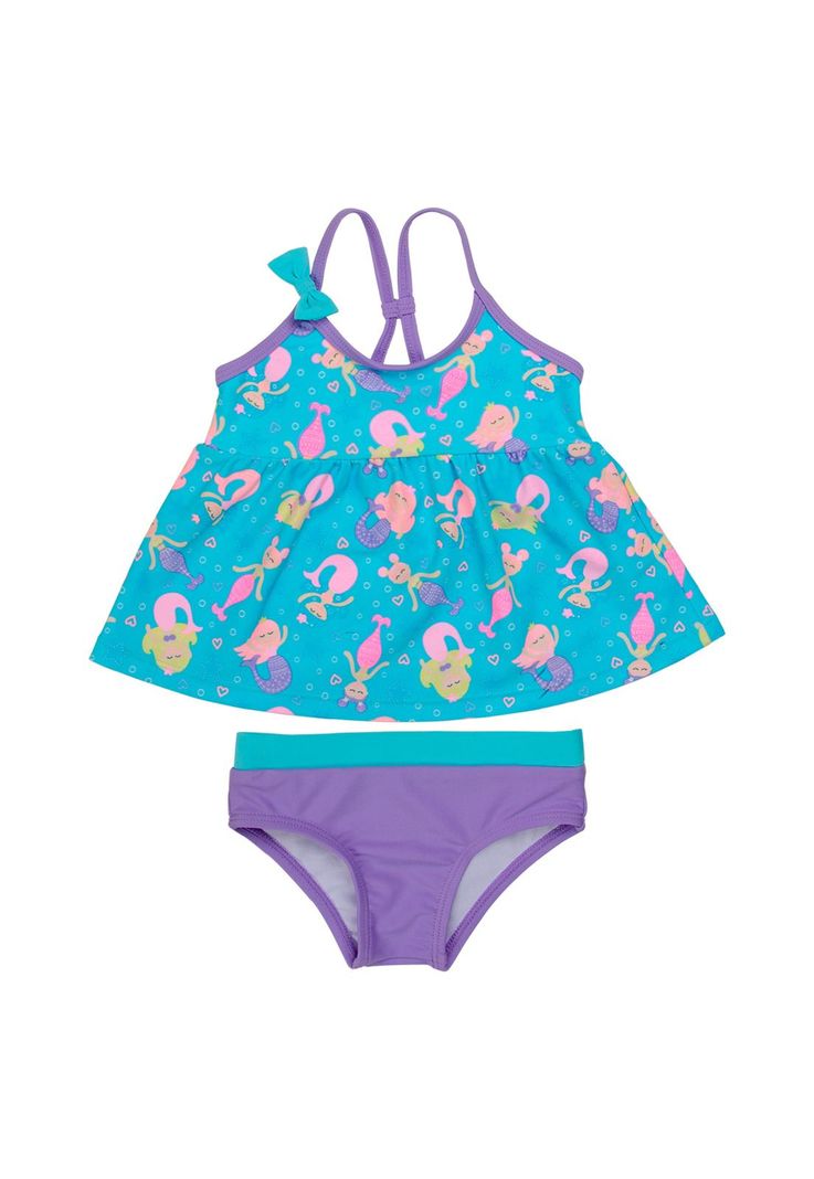 Traje de Bano Bebe Tankini UV 30 H2O Wear Verde