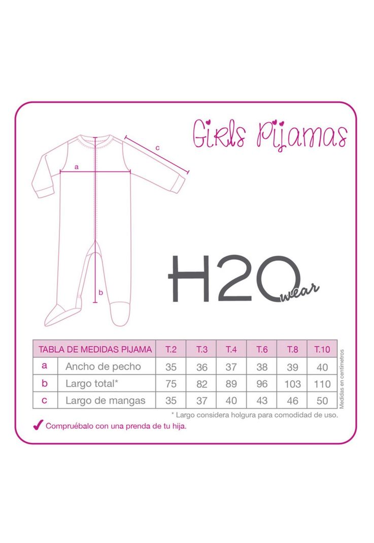 Pijama Niña Polar Estampado H2O Wear Rosa-2
